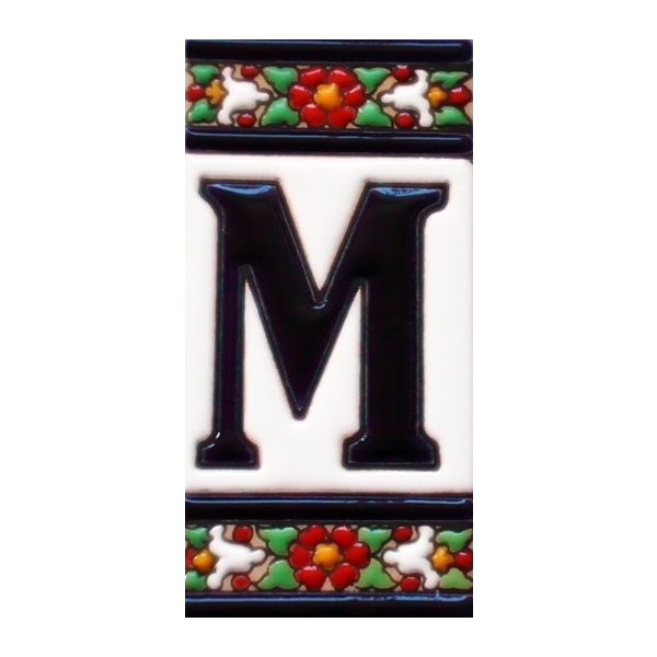 M Цифри и букви 5,5 x 11 см